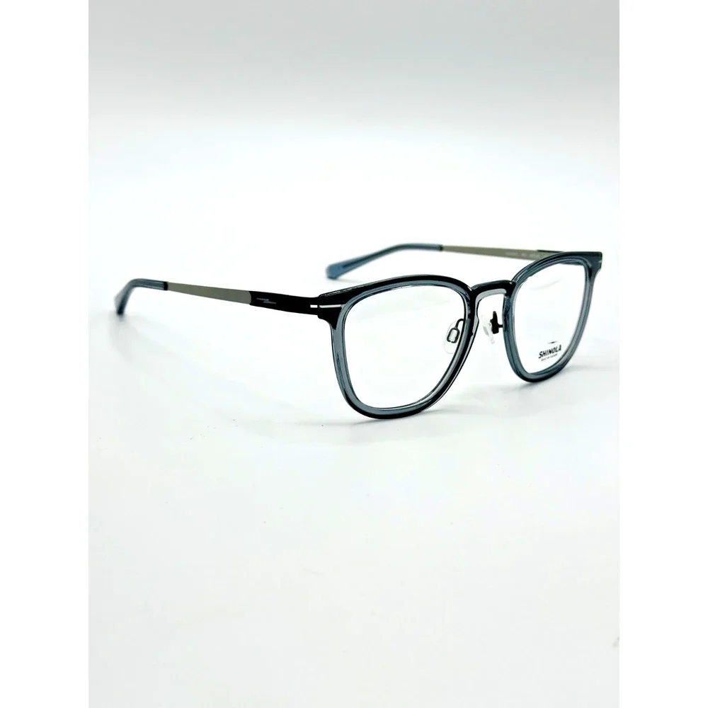 Shinola by Flexon Eyeglasses Frame SH37001 050 Crystal Smoke Full Rim 50-20-145